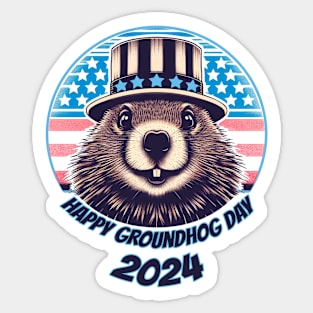 Only Groundhog Sticker